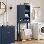 LEYAOYAO Modern Fluted Bathroom Wall Cabinet, Wall-Mounted Medicine Cabinet