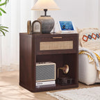 LEYAOYAO Rattan Dresser for Bedroom, 41" Tall Chest of Drawers