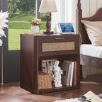 LEYAOYAO Rattan Dresser for Bedroom, 41" Tall Chest of Drawers