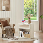 LEYAOYAO Rattan Dresser for Bedroom, 41" Tall Chest of Drawers