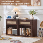 LEYAOYAO Rattan Dresser for Bedroom, 41" Tall Chest of Drawers